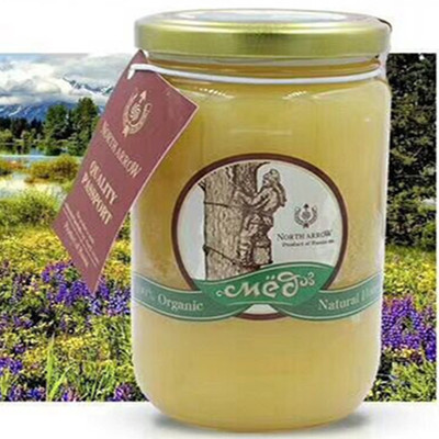 俄罗斯进口蜂蜜阿尔泰百花蜜 新品蜂蜜500g/瓶蜂蜜食品厂家批发